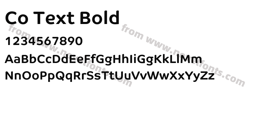 Co Text BoldPreview