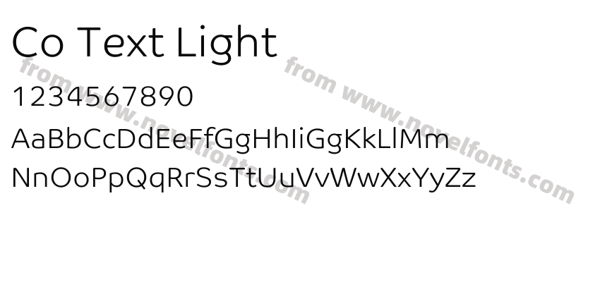 Co Text LightPreview