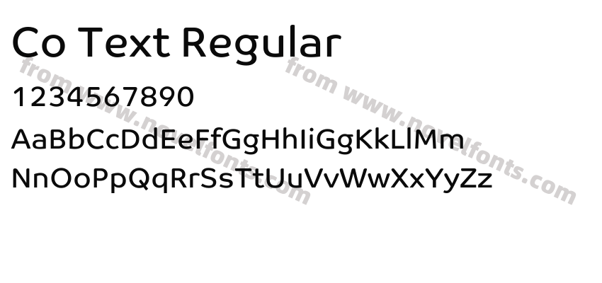 Co Text RegularPreview