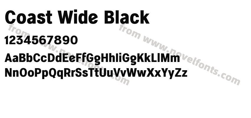 Coast Wide BlackPreview