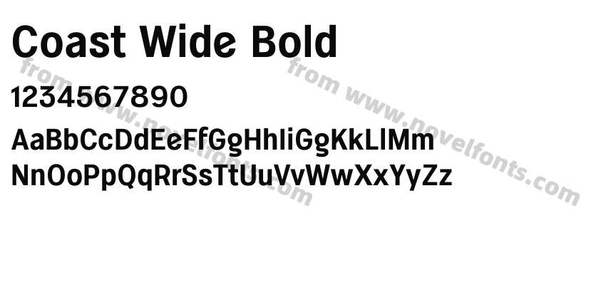 Coast Wide BoldPreview