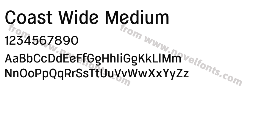 Coast Wide MediumPreview