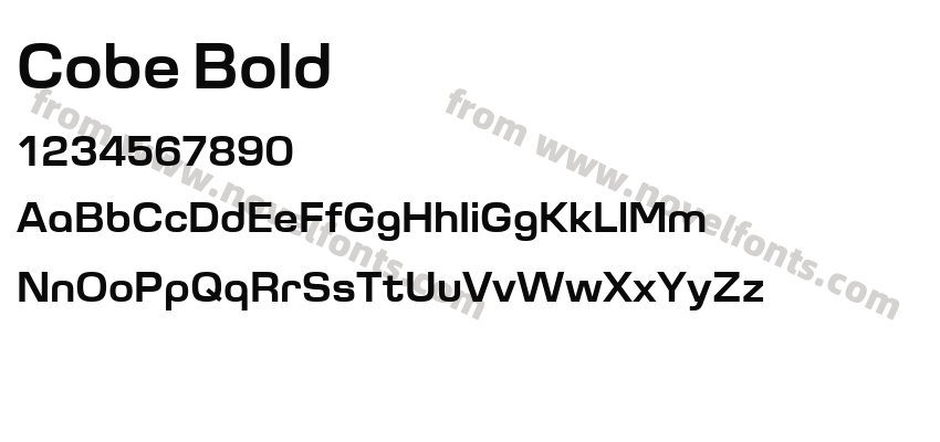 Cobe BoldPreview
