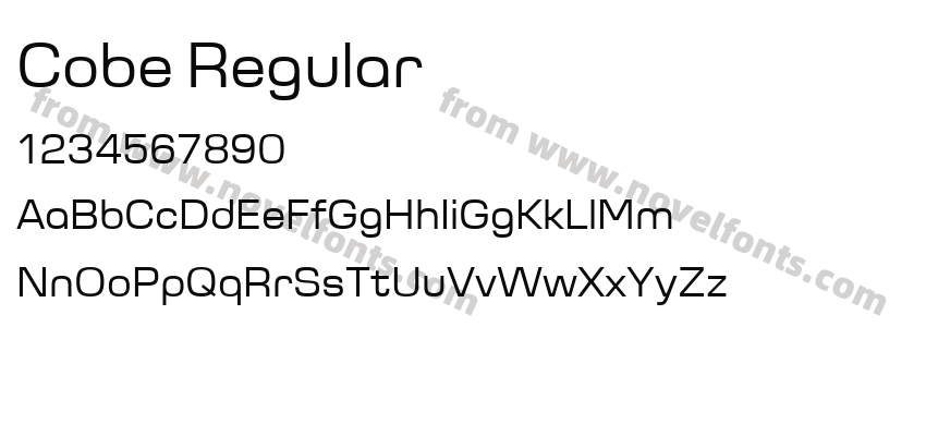 Cobe RegularPreview