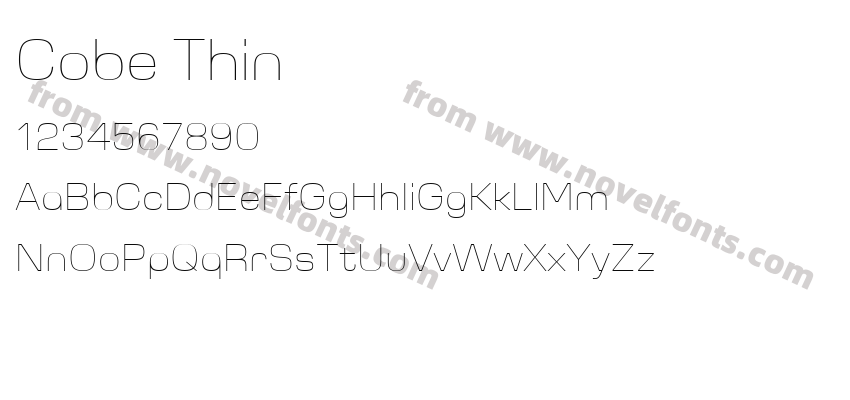 Cobe ThinPreview