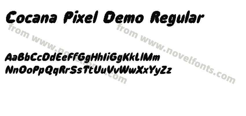 Cocana Pixel Demo RegularPreview