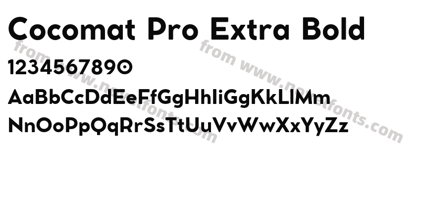Cocomat Pro Extra BoldPreview