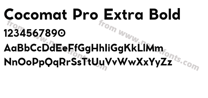 Cocomat Pro Extra BoldPreview