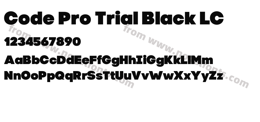 Code Pro Trial Black LCPreview