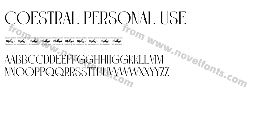 Coestral Personal UsePreview