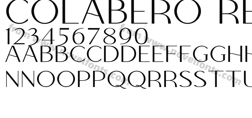 Colabero RegularPreview