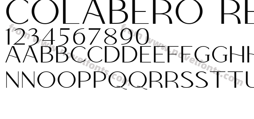 Colabero RegularPreview