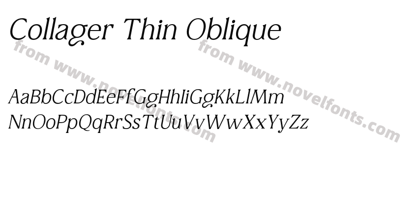 Collager Thin ObliquePreview