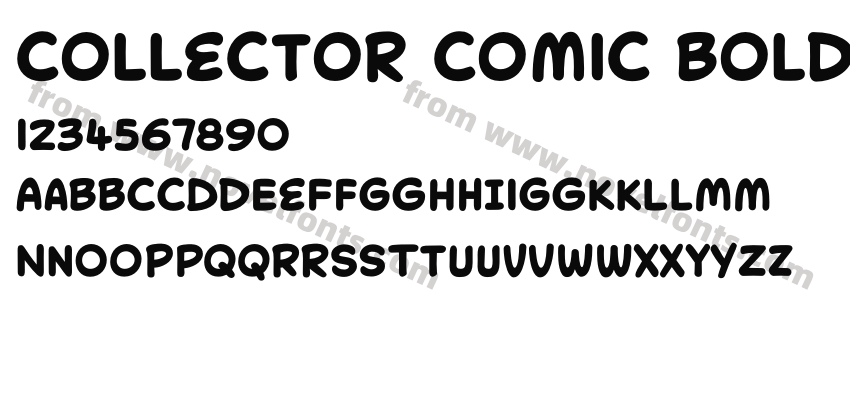 Collector Comic BoldPreview