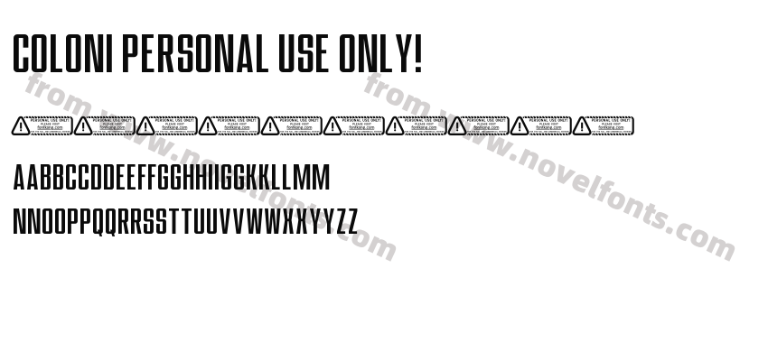 Coloni PERSONAL USE ONLY!Preview