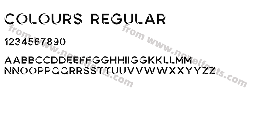 Colours RegularPreview