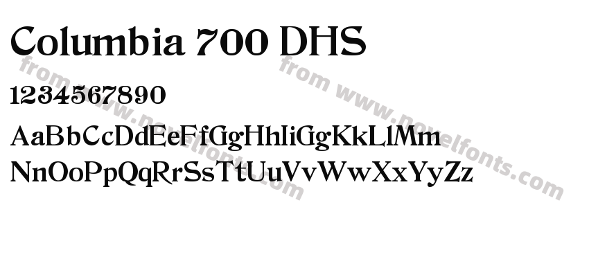 Columbia 700 DHSPreview