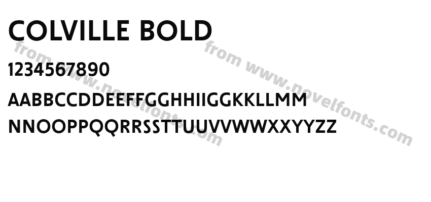 Colville BoldPreview