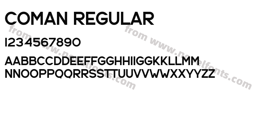 Coman RegularPreview