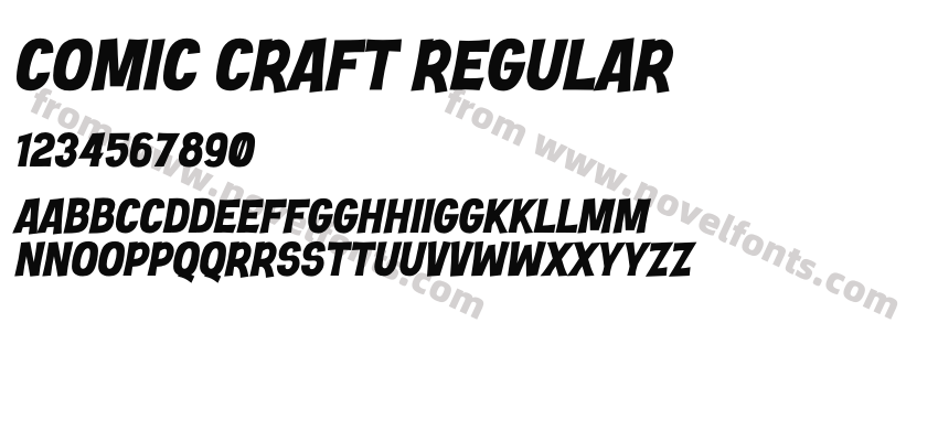 Comic Craft RegularPreview