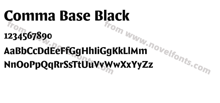 Comma Base BlackPreview