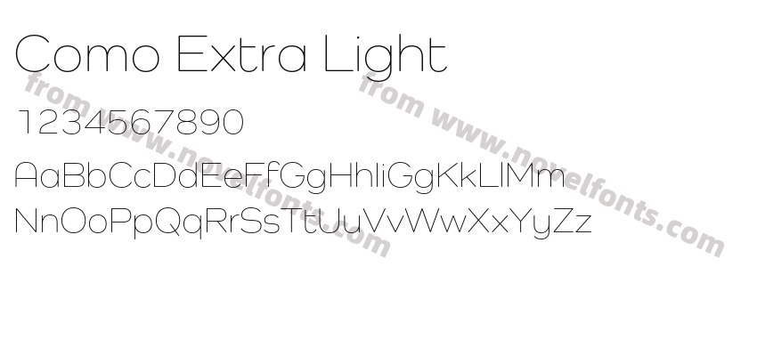 Como Extra LightPreview