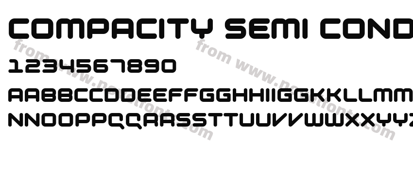 Compacity Semi CondensedPreview