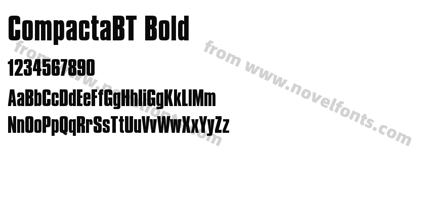 CompactaBT BoldPreview
