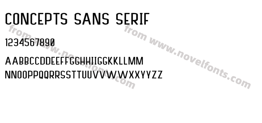 Concepts Sans SerifPreview