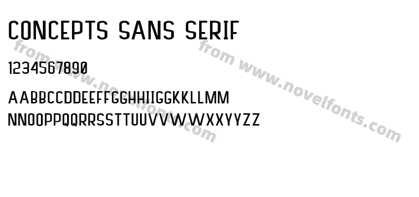 Concepts Sans SerifPreview