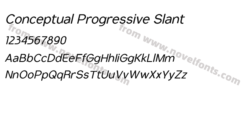 Conceptual Progressive SlantPreview