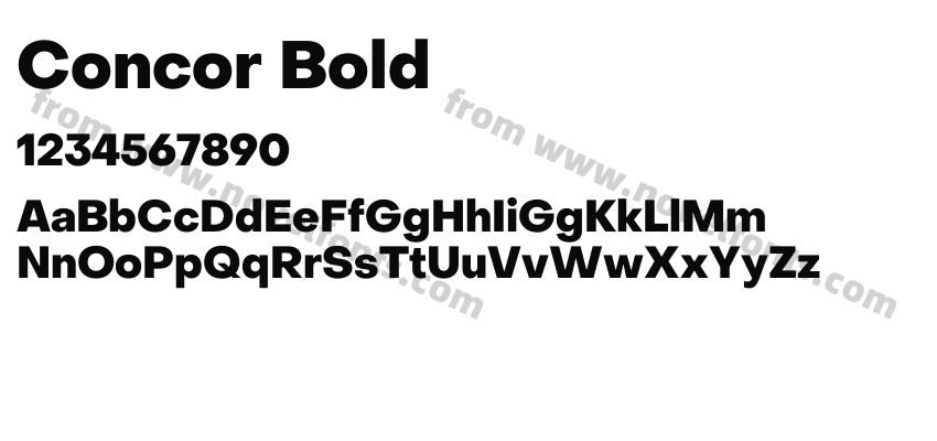Concor BoldPreview