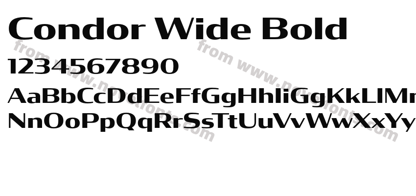 Condor Wide BoldPreview