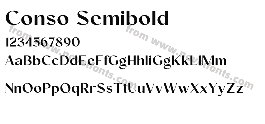 Conso SemiboldPreview