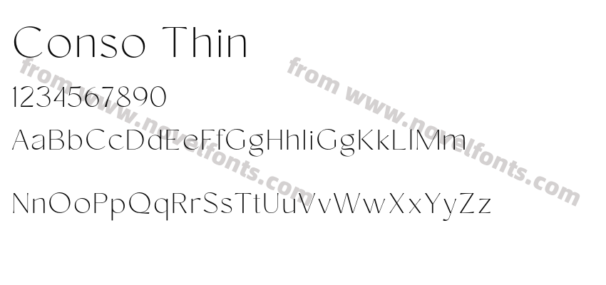 Conso ThinPreview