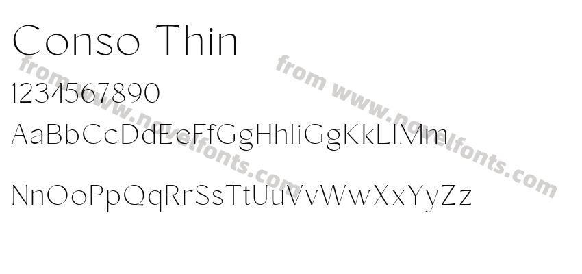Conso ThinPreview