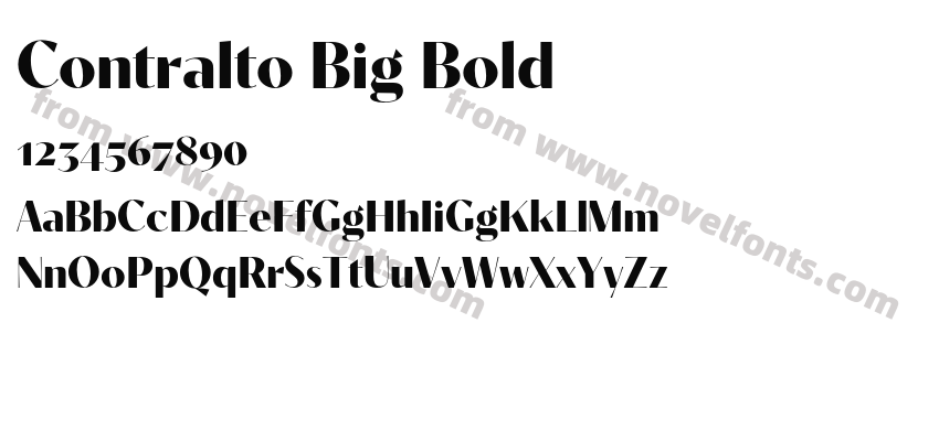 Contralto Big BoldPreview