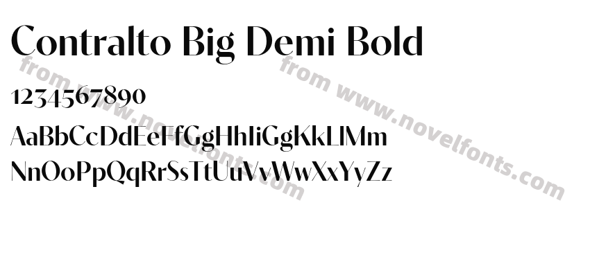 Contralto Big Demi BoldPreview