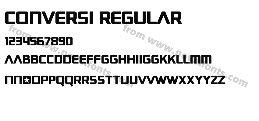 Conversi RegularPreview