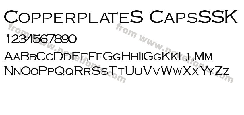 CopperplateS CapsSSKPreview