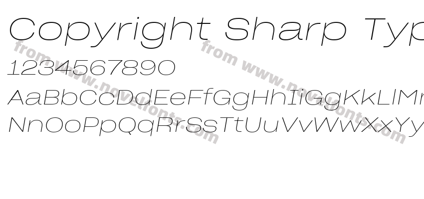 Copyright Sharp Type CoPreview