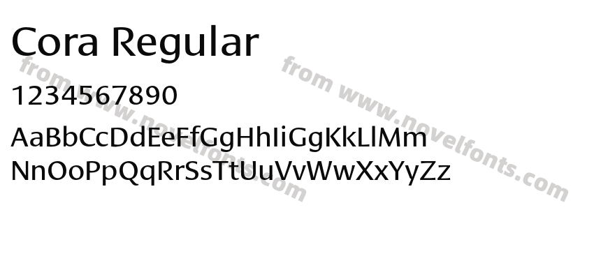 Cora RegularPreview