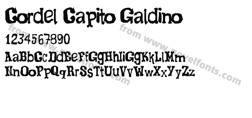 Cordel Capito GaldinoPreview