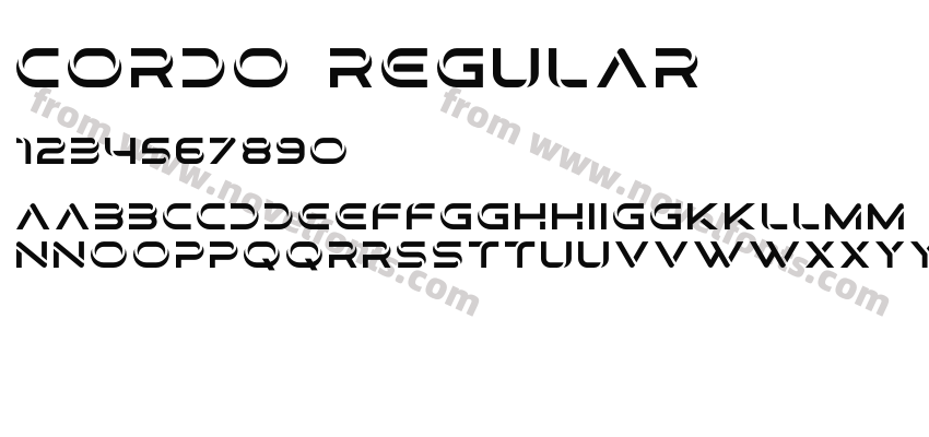 Cordo RegularPreview
