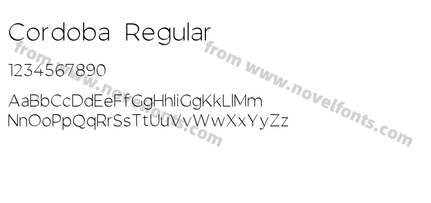 Cordoba RegularPreview