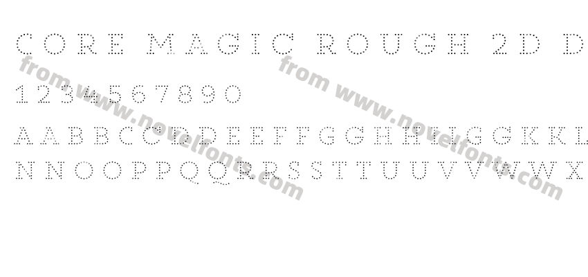 Core Magic Rough 2D Dot1 W00 RgPreview
