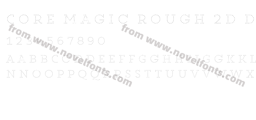 Core Magic Rough 2D Dot3 W00 RgPreview