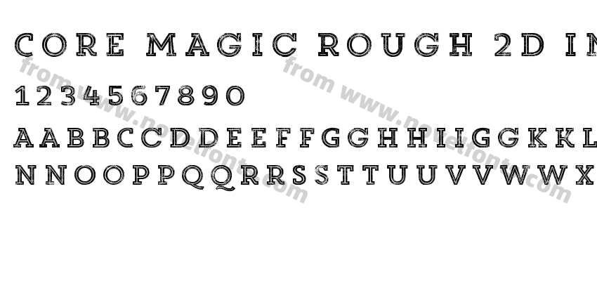 Core Magic Rough 2D In W00 RgPreview
