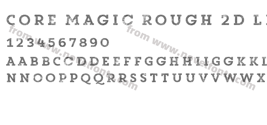 Core Magic Rough 2D Line1 W00Preview