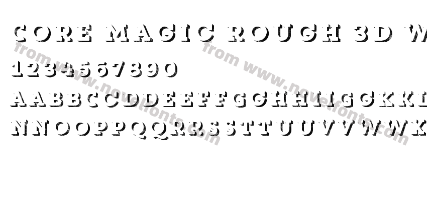 Core Magic Rough 3D W00 RegularPreview